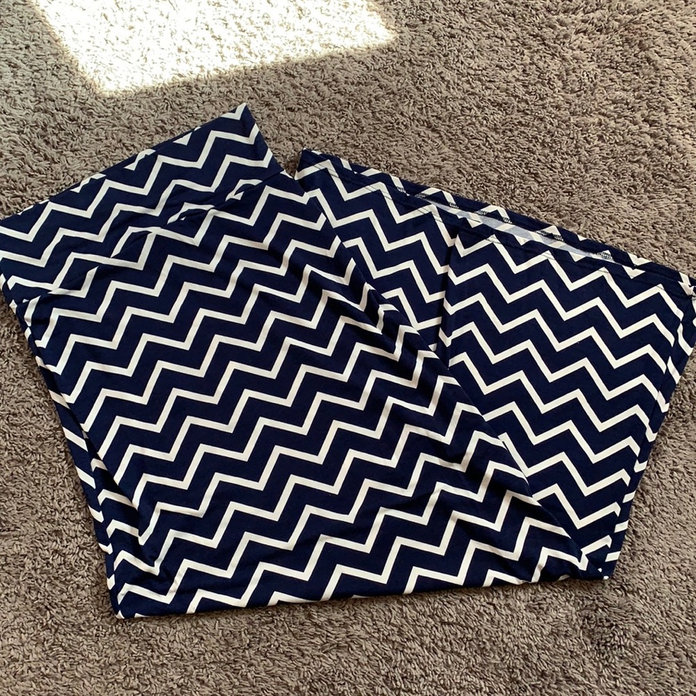 Navi blue maxi skirt